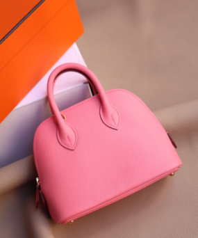 에르메스 미니 볼리드백 로즈핑크 금장 에버컬러